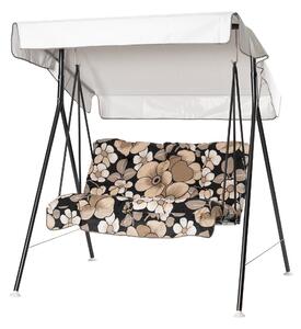 Duetto Komplett Hammock 130 cm - Gra/Blommig