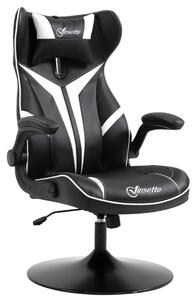 Ergonomisk Gamingstol Svart/Vit Justerbar