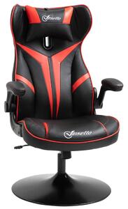 Ergonomisk Gamingstol Svart/Röd med Vippfunktion