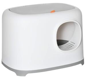 Kattskräp Toalett Vit Plast 55x40x39cm 5Kg