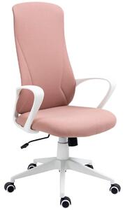 Ergonomisk Rosa Kontorsstol med Vippfunktion