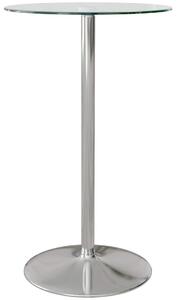 Bistro Barbord för 2 med Glasbordsskiva Ø60 cm