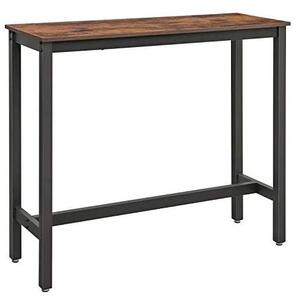 Industriellt Barbord 120x40x100 cm Rustik Brun/Svart