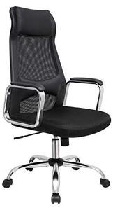 Ergonomisk Kontorsstol Mesh Svart, Justerbar 140 kg