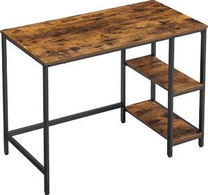 Industriellt Skrivbord med Hyllor i Vintage Stil