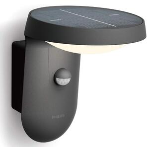 Tyla Vägglampa Solcell IR-sensor Ultra Efficient LED 255lm IP44 Antracit