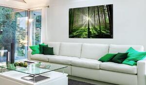 Canvas Tavla - Emerald Forest II - 90x60
