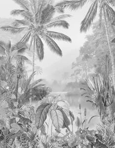 Komar Fototapet Lac Tropical Black & White 200x270 cm