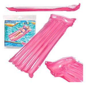 Uppblåsbar rosa simmadrass för pool/strand