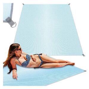 Sandfri XXL Strandmatta 200x200cm Filt