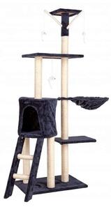 Kattklösträd 138 cm, 5 nivåer, hängmatta