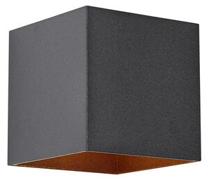 Buiten wandlamp zwart incl. LED IP65 solar - Charlene