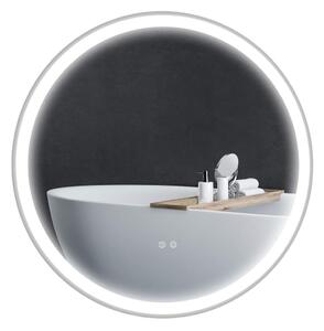 Belyst badrumsspegel LED Ø60 cm anti-dim