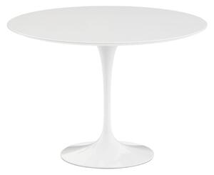 Knoll - Saarinen Round Table - Matbord, Ø 107 cm, Vitt underrede, skiva i Vit laminat - Matbord - Eero Saarinen
