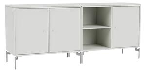 Montana - Save Lowboard - Nordic / Matt Chrome Legs - Skänkar och sideboards - Peter J. Lassen - Grå - MDF