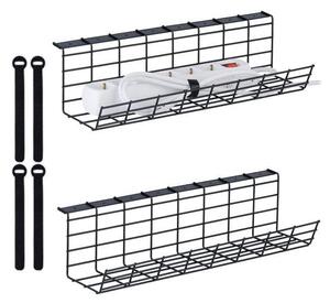 Kabelkanal för skrivbord set om 2