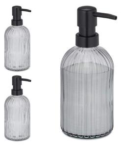 Tvålbehållare i glas set om 3