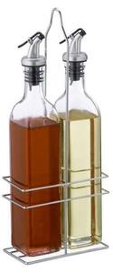 Vinäger- och oljedispenser i hyllan