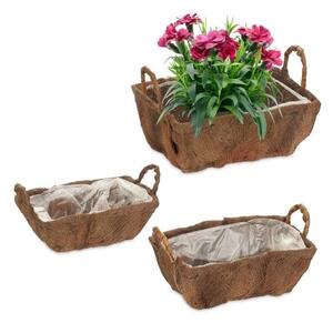 Blomlåda Balkong Set om 3