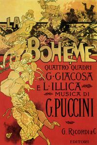 Bildreproduktion "La Boheme" by Giacomo Puccini (1895), Adolfo Hohenstein