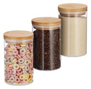 3 Förvaringsburkar 800 ml