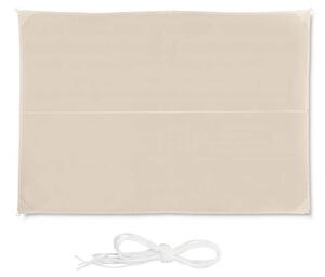 Solsegel rektangulärt beige