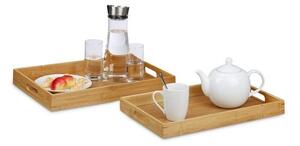 Serveringsbricka Set om 2 Bambu