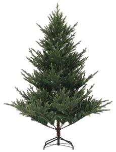 Konstgjord julgran, 180 cm julgran med 1046 spetsar, stålställ, flamskyddsmedel, för juldekoration, inomhus, grön