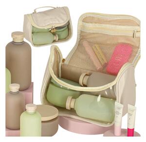 Kosmetisk researrangör trunk beige