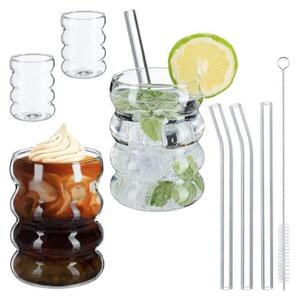 Dricksglas i vågform 4-pack