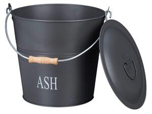 Askhink med lock 12 l