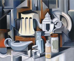 Abel, Catherine - Konsttryck Still Life with Teapots, (40 x 35 cm)