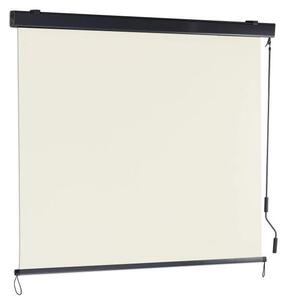 Beige vertikal markis med vev