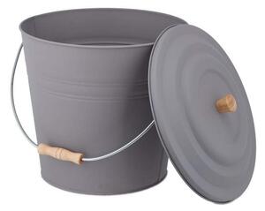 Askhink med lock 12 l