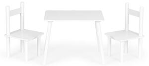 Bord + 2 stolar, barnmöbler, ECOTOYS set