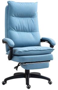 Kontorsstol med massagefunktion, ergonomisk skrivbordsstol med ligg- och vridfunktion, höj- och sänkbar datorstol med fotstöd, f