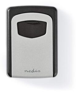 Valv | Key Safe | Kombinations Dial Lock | Inomhus och utomhus | 2 Nycklar Ingår | Grå / Svart