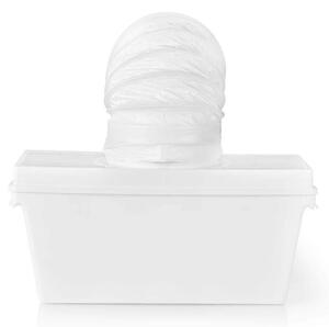 Inomhus Kondens Box | Passar till: Tumble Dryers | 5 l | 1.5 m | 105 mm | Vit