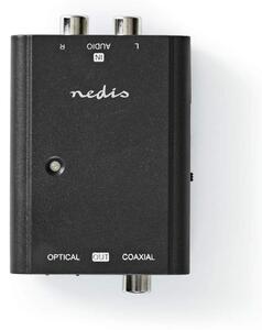 Digital Audio Omvandlare | Envägs | Anslutningsingång: 2x RCA Hona | Anslutningsutgång: 1x S/PDIF (RCA) Hona / 1x TosLink Hona |