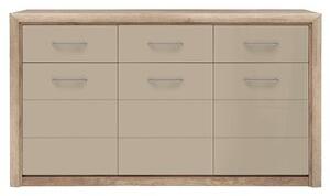 Pontus sideboard - Ek/beige - Soffbord i marmor, Marmorbord, Bord