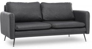 Sjötorp 2-sits soffa i svart PU