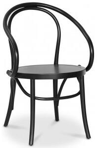 2 st Danderyd No.30 svart karmstol i böjträ