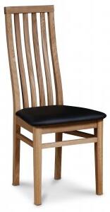 2 st Alaska stol - Oljad ek/svart PU - Klädda & stoppade stolar, Matstolar & Köksstolar, Stolar