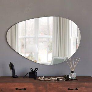 Porto spegel 90x60 cm - Svart - Väggspeglar & hallspeglar, Speglar
