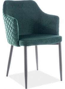 4 st Haylee matstol - Grön sammet - Klädda & stoppade stolar, Matstolar & Köksstolar, Stolar