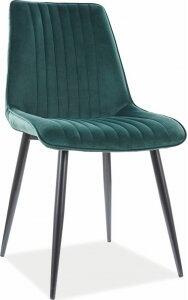 4 st Kim matstol - Grön sammet - Klädda & stoppade stolar, Matstolar & Köksstolar, Stolar