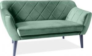 Karo 2-sits soffa - Grön sammet