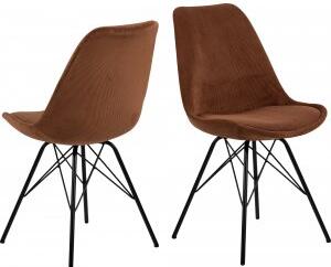 2 st Eris matstol - Orange - Klädda & stoppade stolar, Matstolar & Köksstolar, Stolar
