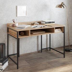 Tumata skrivbord 119,5x62 cm - Svart/valnöt - Övriga kontorsbord & skrivbord, Skrivbord, Kontorsmöbler