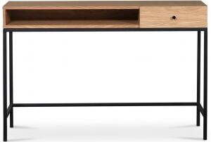 Stilo V.2 Skrivbord med låda 120 cm oljad ek